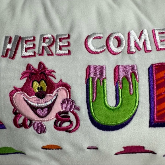 NWT. Disney Parks Madly Mischievous Here Comes Trouble 20x9” Throw Pillow. - Picture 4 of 13